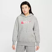 NIKE AS W NSW PHNX FLC OS LOGO HDY 女 連帽上衣 IM9644043 L 灰色