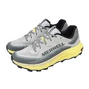Merrell 越野跑鞋 Agility Peak 6 男鞋 灰 黃 黃金大底 戶外 ML00005072 25.5cm PIGEON