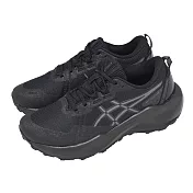 Asics 亞瑟士 越野跑鞋 GEL-Venture 11 D 寬楦 女鞋 黑 灰 入門款 1012B932003 23cm BLACK/CARRIER GREY