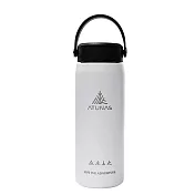 【ATUNAS 歐都納】不鏽鋼提把保溫瓶550ml/A1KTGZ12- 貝殼白