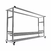 【好氣氛家居】150CM升級加厚加粗大容量移動曬衣架