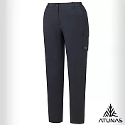 【ATUNAS 歐都納】女款防曬輕量彈性長褲/大尺碼A1PAGZ03W- S 黑