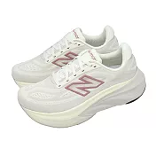 New Balance NB 慢跑鞋 Fresh Foam X More V6 D 寬楦 女鞋 白 粉 緩震 WMOR3YI-D 23cm WHITE/PINK