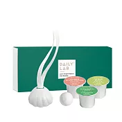 Daily Lab LQ DLXFK4010貝殼系列香氛掛飾車載香氛3 in 1混合香氣套裝  白蝶貝色