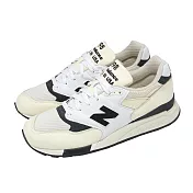 New Balance NB 休閒鞋 998 男鞋 米 黑 麂皮 緩震 英美製 紐巴倫 U998TI-D 28cm BEIGE/BLACK
