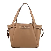 TORY BURCH Romy 束帶繩托特包(多色選)- 茶色