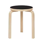 Artek Stool 60 三腳圓凳 （黑色油氈座面）