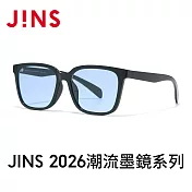 JINS 2026潮流墨鏡系列 (URF-26S-069-194) 黑色(藍色鏡片)