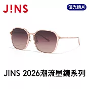 JINS 2026潮流墨鏡系列 (UGF-26S-103-02) 粉紅(偏光)