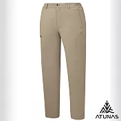 【ATUNAS 歐都納】男款蚊瘋不動彈性長褲/大尺碼A1PA2511M- M 卡其
