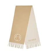 BURBERRY 字母B徽章喀什米爾圍巾- 沙米色
