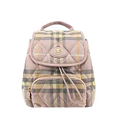 BURBERRY Horseshoe 翻蓋迷你後背包- 粉色