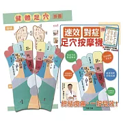 速效對症足穴按摩襪：終結痠痛，一按見效！ 【附健體足穴掛圖】