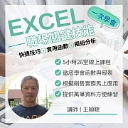 EXCEL 職場關鍵技能：快捷技巧+實用函數+樞紐分析一次學會 (影片)