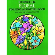 Floral Stained Glass Pattern Book