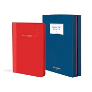 Parisian Chic Notebook (red, large)