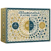 Illuminated Playing Cards: 2 Decks for Games & Tarot