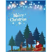 Merry Christmas: Best Christmas Blank Lined Notebook Journal, Notebook Gift 110 pages 8.5 x 11’’’’ Blank Lined Journal - ... - for Journa