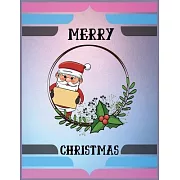 Merry Christmas: Best Christmas Blank Lined Notebook Journal, Notebook Gift 110 pages 8.5 x 11’’’’ Blank Lined Journal - ... - for Journa