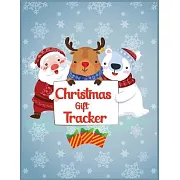 Christmas gift tracker: Cute Christmas 8.5x11 Lined writing notebook journal for christmas lists, planning, menus, gifts, and more; Christmas