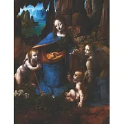 Leonardo da Vinci Black Paper Sketchbook: Virgin of the Rocks - Black Renaissance Art Notebook for Painting & Drawing with Bright Colors - Large Artsy