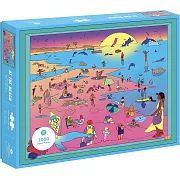 At the Beach: 1000 Piece Puzzle