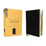 Kjv, Thompson Chain-Reference Bible, Large Print, European Bonded Leather, Black, Red Letter, Comfort Print