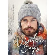 Winter Boys Coloring Book for Adults: Grayscale Winter Fashion Coloring Book Boys Men Portrait Coloring Book for Adults Knitted Winter Fashion Colorin