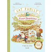 【超過140個翻翻機關】貓咪家族的四季生活 Cat Family Four Seasons: A Lift-the-Flap Book (with over 140 flaps) (The Cat Family)