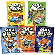 Max Meow《超能力勇者喵》圖像小說套書（5冊合售）