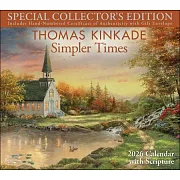Thomas Kinkade Collector’s Scripture Edition 2026 Deluxe Wall Calendar + Print