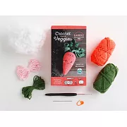 Crochet Your Veggies Amigurumi Kit Carrot: Everything You Need Is Included: 100%-Cotton Yarn, Crochet Hook, Stitch Marker, Tapestry Needle, Fiberfill,