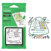 MIDORI 手繪浸透印章(4)生活記錄系列- 健康管理