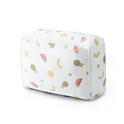 【Cap】可愛印花PEVA防潮防塵棉被收納袋(小號/水果/鯨魚/幸福的家) 水果