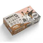 善存 醫用口罩(未滅菌)(雙鋼印)-成人平面 狗來福(25入/盒)