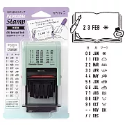 MIDORI 迴轉日期印章- 文具