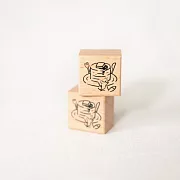 【Hello Studio 你好工作室】狐吉喫茶店系列 Huchii Cafe - 熱鬆餅|單顆印章