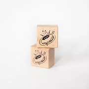 【Hello Studio 你好工作室】狐吉喫茶店系列 Huchii Cafe - 蛋包飯|單顆印章