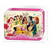 Disney Princess 公主鐵盒拼圖36片