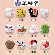(單支裝)日本-藥師窯 招福干支系列 錦彩招福 狗