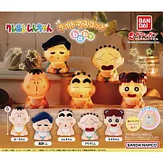 【日本正版授權】全套5款 蠟筆小新 發光公仔baby 寶寶迷你發光模型 扭蛋/轉蛋 公仔 野原新之助 739538