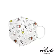 順易利-兒童3D立體醫用口罩-eeCute萌喵款(一盒30入)