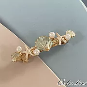 【卡樂熊】韓版低油海洋貝殼造型彈簧夾/髮夾(兩色)- 薄荷綠