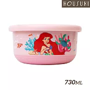 【HOUSUXI舒希】迪士尼系列-不鏽鋼雙層隔熱碗730ml-A3 小美人魚