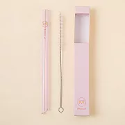 好玻GOODGLAS | 玻玻島-奶油色玻璃吸管/太空貓