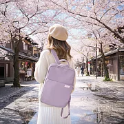 ELECOM 帆布3WAY薄型後背包OF04- 丁香紫