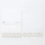 【日本Wa-Life】紙福一刻｜翠sui 美濃和紙信紙 ‧ 龜甲紋樣