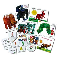 艾瑞卡爾我會讀英文遊戲寶盒(五書+雙語故事CD+圖卡) (中英對照)