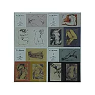 十分專注.藝術貼紙