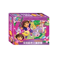 朵拉 彩色六面拼圖(12塊)